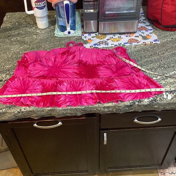 Jackie K 80’s Polynesian Hawaiian Dress size M/L - Picture 7 of 11